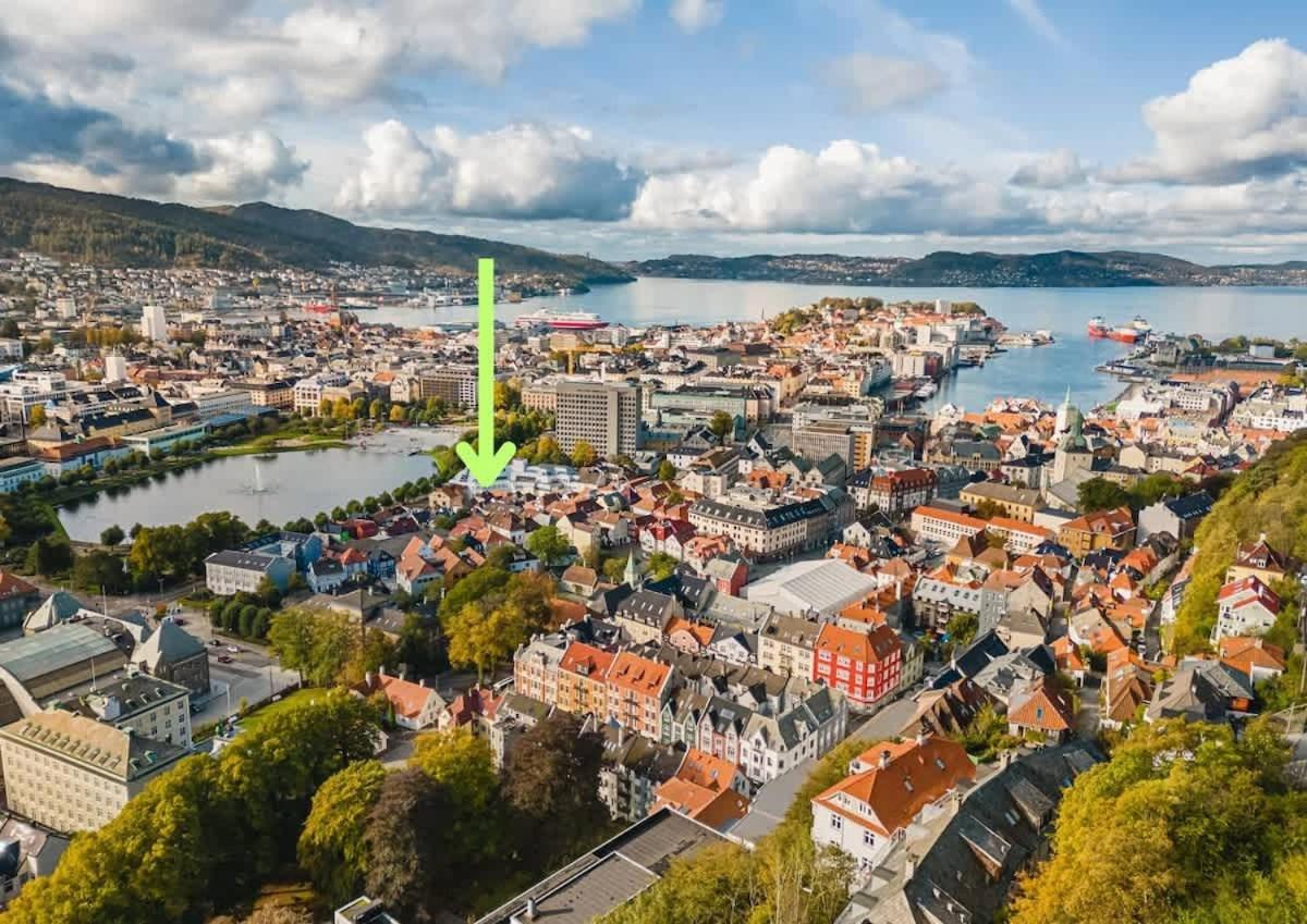 Dinbnb Homes I #1 Bnb In Bergen I Jacuzzi & Parking & Location ภายนอก รูปภาพ